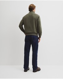 Country Road - Australian Cotton Half Zip Heritage Sweat