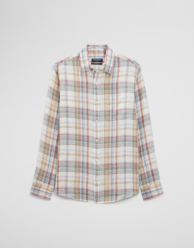 Country Road - Regular Fit Linen Check Shirt