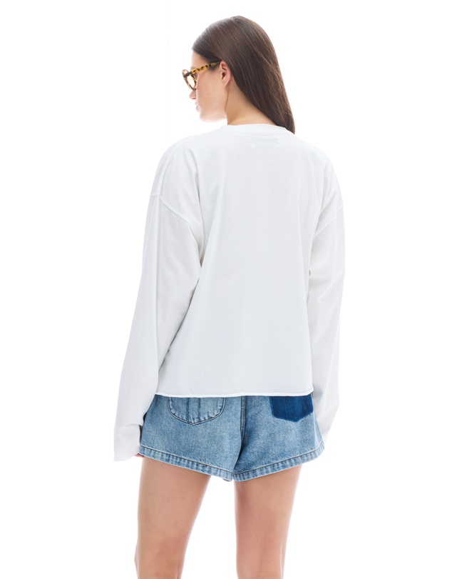 THE TALES - We Love Velvet Heart Long Sleeve Tee