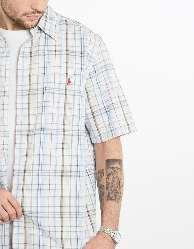 Vintage by The Real Deal - Pre Loved - Vintage 90s Polo Ralph Lauren Short Sleeve Button Up Shirt