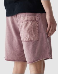 Bassike - Acid Dye Raw Double Jersey Shorts