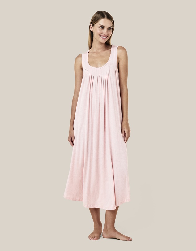 Papinelle - Kate Modal Soft Pleat Front Maxi Nightie