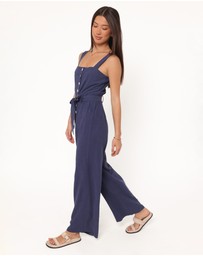 Petal & Pup - Rachel Jumpsuit - Navy