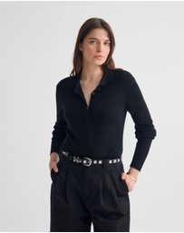 Oxford - Onyx Ribbed Bodysuit