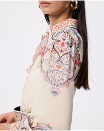 Mossée - Loia Printed Sheer Dress