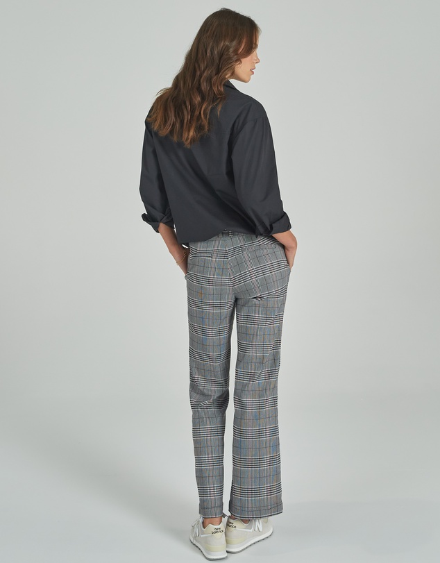 DRICOPER DENIM - Check Kick Flare Trousers