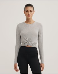 Witchery - Cross Front Long Sleeve Top
