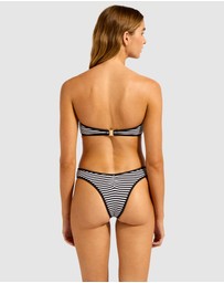 Seafolly - Clubhouse Zip Front Bandeau Bikini Top