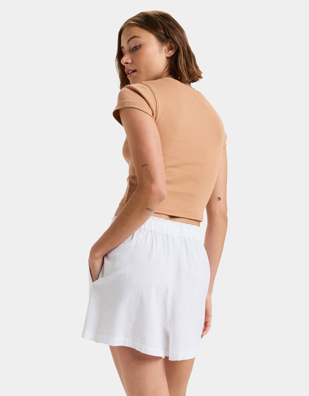 Roxy - Womens Place To Elastic Waist Shorts