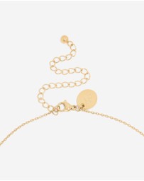 Lovisa - Waterproof Mixed Metal Plated Stainless Steel Open Pearl Pendant Necklace