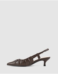 Verali - Lucius Slingback Kitten Heels