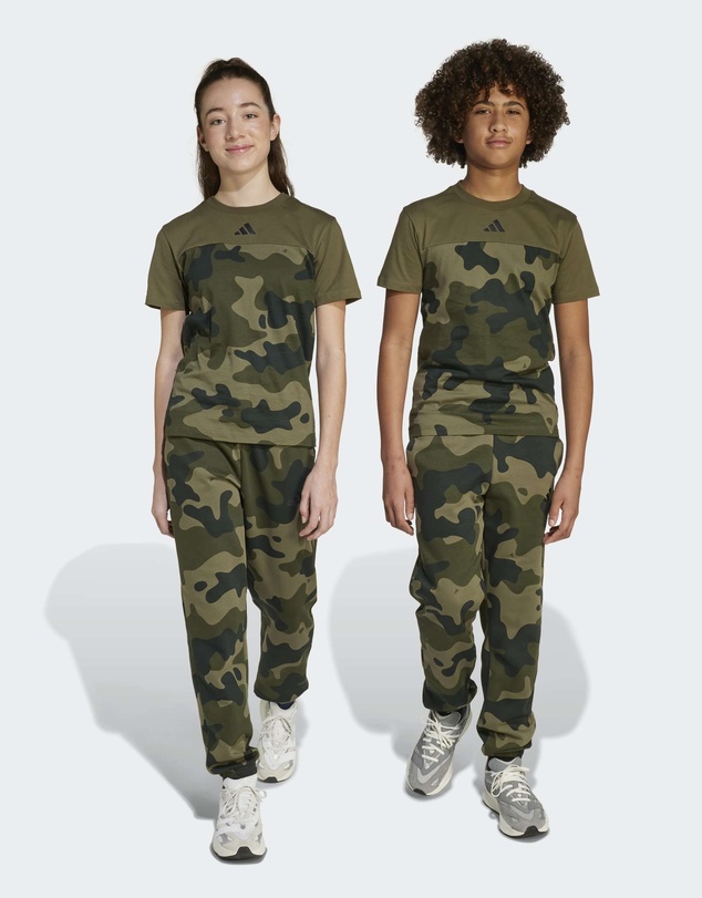 adidas Sportswear - Seasonal Essentials Camo Fleece Pant Kids