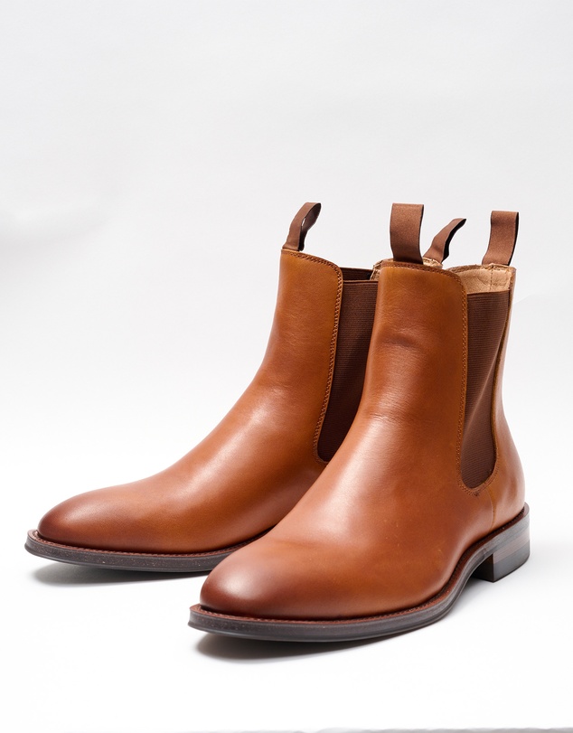 3 Wise Men - 3 Wise Men Vedder Leather Chelsea Boot