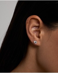 Michael Hill - Stud Earrings with Cubic Zirconia in Sterling Silver