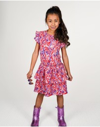 B.Nosy - Delphi Floral Dress - Kids-Teens