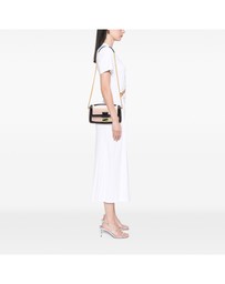 Pre-Loved by Azura Reborn - Pre-Loved Bicolor Leather Chain Midi Baguette