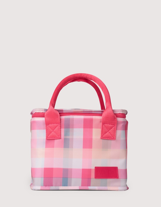 The Somewhere Co - Pink Plaid Lunch Bag