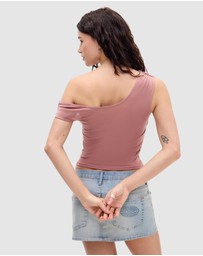 BDG By Urban Outfitters - Fia Cupro Top