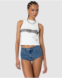 EDIKTED - Buckled Up Tank Top