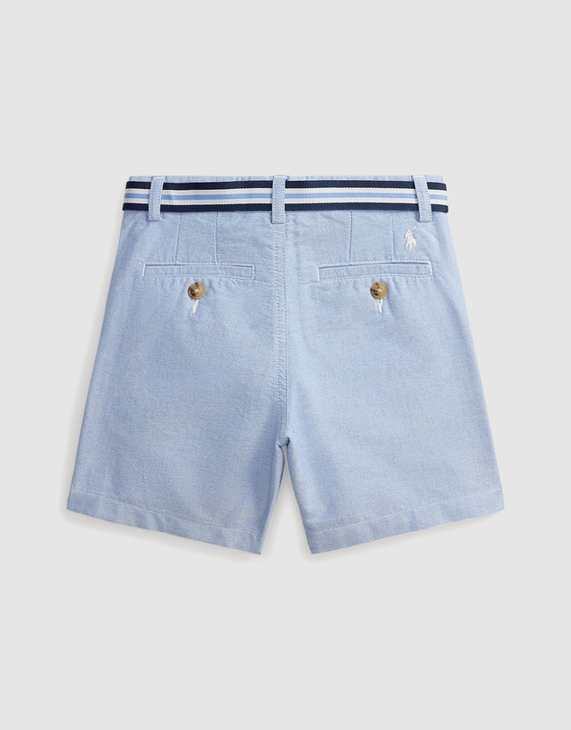 Polo Ralph Lauren - Belted Cotton Oxford Shorts - Babies-Kids