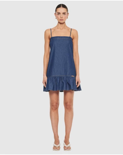 KIVARI - Alicia Chambray Dress - ICONIC EXCLUSIVE