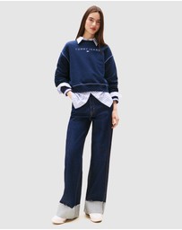 Tommy Jeans - Relax Stitch Linear Crew Sweatshirt