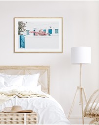 Olive et Oriel - Santorini In Spring Art Print