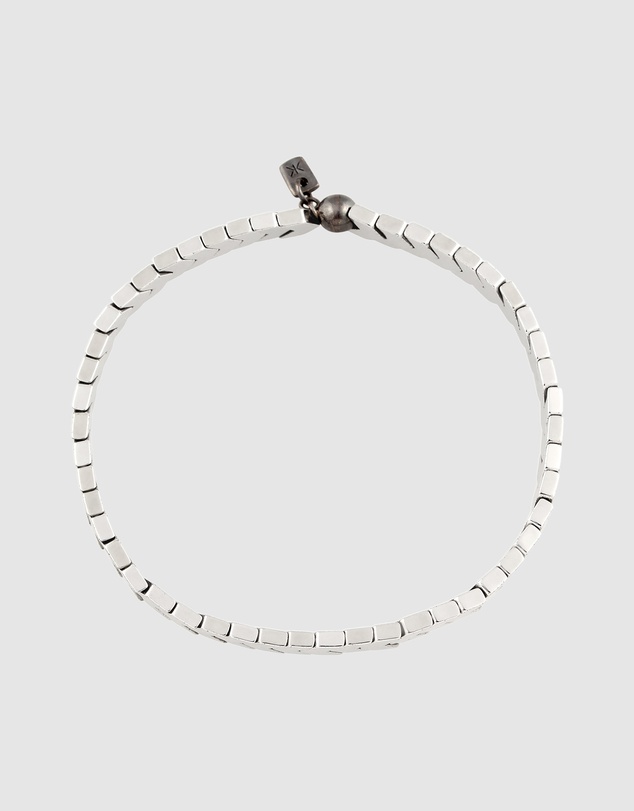 Kuzzoi - ICONIC EXCLUSIVE - Hematite Bead Bracelet in 925 Sterling Silver