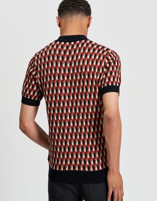 Ben Sherman - All Over Jacquard Polo