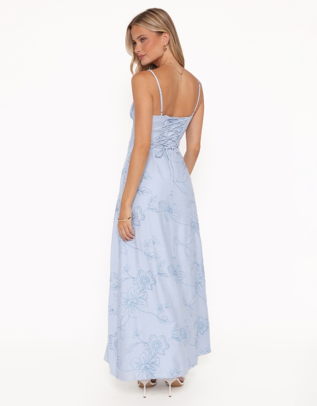 Petal & Pup - Houston Maxi Dress - Blue Floral