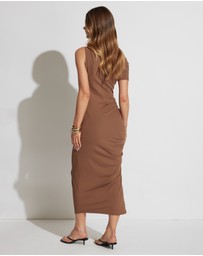 Decjuba - Olivia Metal Detail Midi Dress
