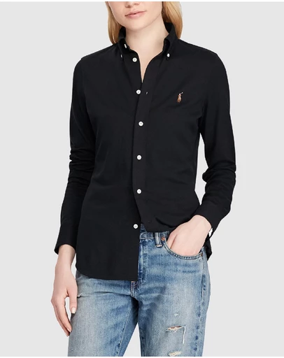 Polo Ralph Lauren - Knit Cotton Oxford Shirt - ICONIC EXCLUSIVE