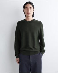 COS - Contrast-Tipped Crew-Neck Jumper