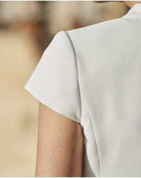 Sosandar - Cap Sleeve Premium Tailored Jacket