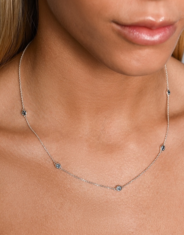 Von Treskow - London Blue Topaz Orbit Necklace