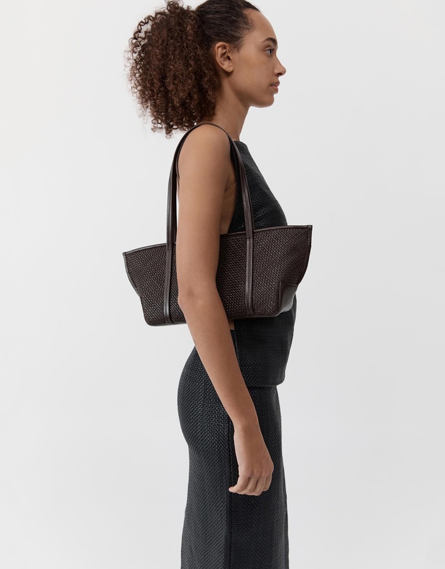 St. Agni - Woven Slim Bateau Tote