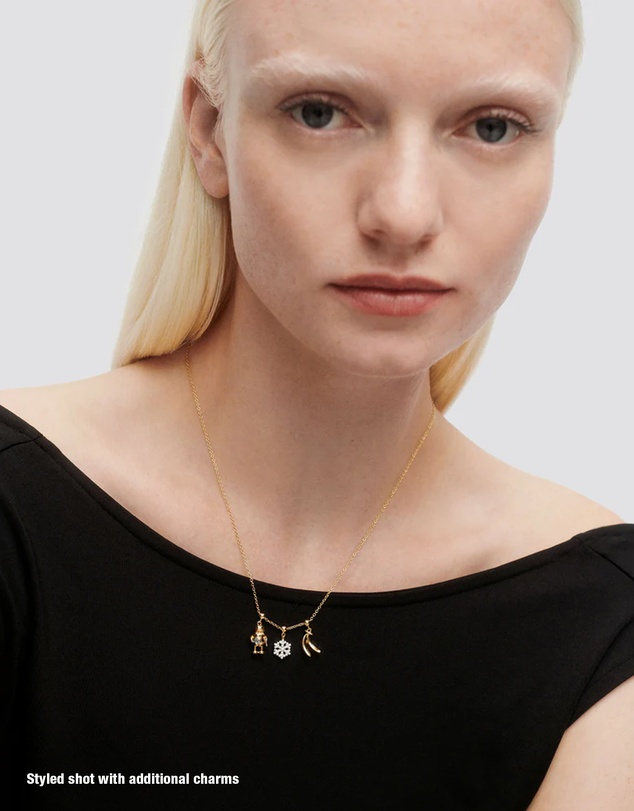 PDPAOLA - Charm Necklace Snowflake Charm