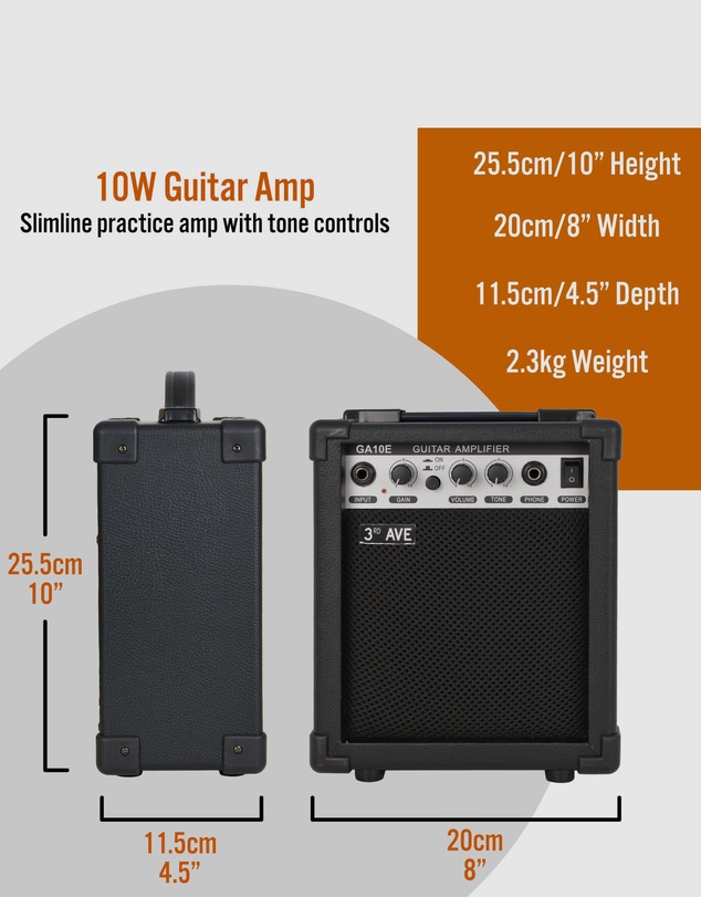 iWorld - 3rd Avenue 10W Electric Guitar Amplifier