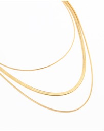Lovisa - Waterproof Gold Plated Stainless Steel Chain Layered Necklace