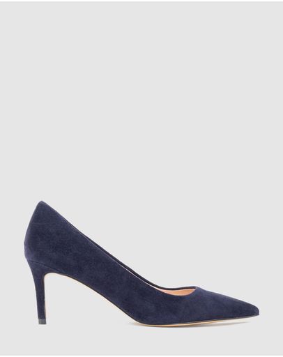 Navy Suede