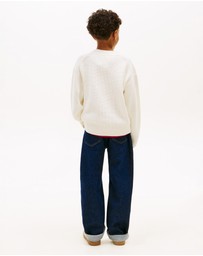 Tommy Hilfiger - Heritage Flag Chunky Knit Jumper - Teens