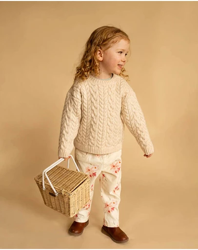 Bebe by Minihaha - Emmy Cable Knit Jumper - Babies