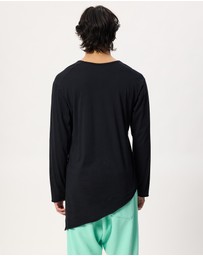 Surrounded By Ghosts - The Neobite Asymmetrical Tail Long Sleeve T-Shirt