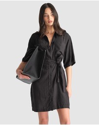 Decjuba - D-Luxe Linen Blend Short Dress
