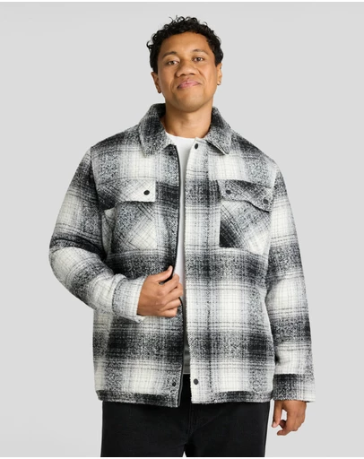 Johnny Bigg - Padded Check Zip Thru Jacket