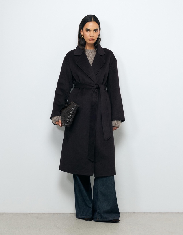 AERE - Chloe Double Faced Wool Blend Coat