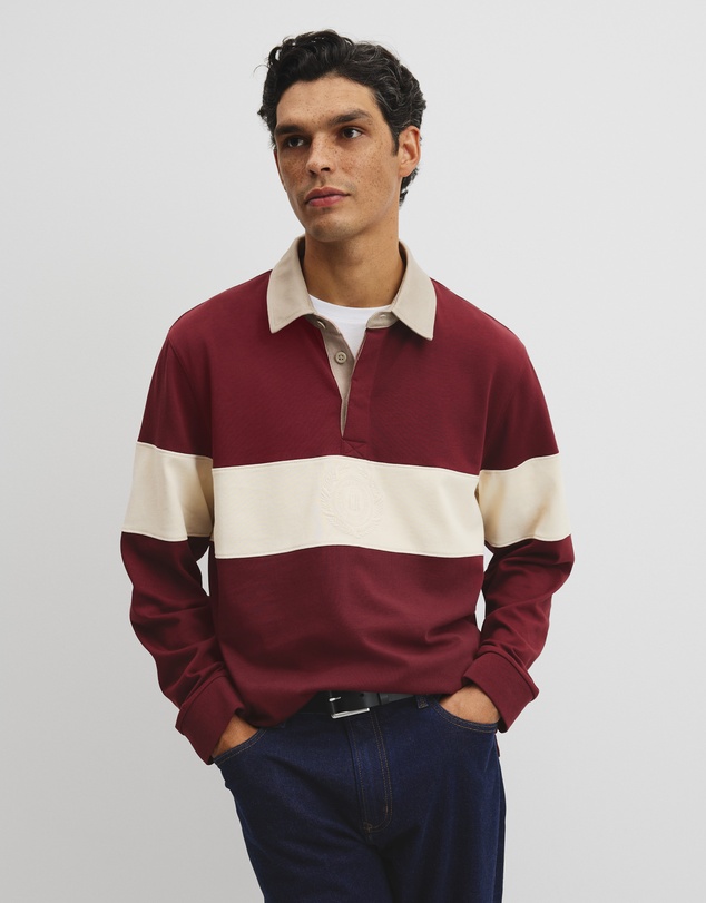 Country Road - Australian Cotton Panel Rugby Polo