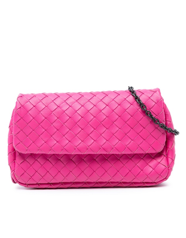 Pre-Loved by Azura Reborn - Pre-Loved Mini Nappa Intrecciato Expandable Chain Flap Crossbody