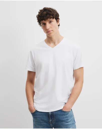 Country Road - Pima Cotton V-neck T-shirt