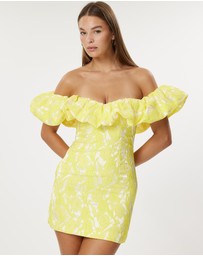 Honey and Beau - Puff Sleeve Dress